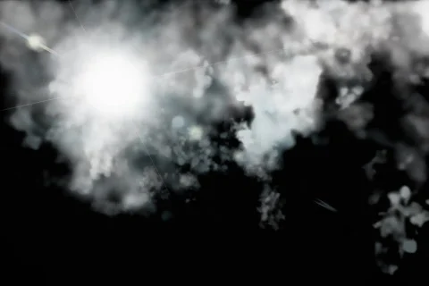 Flying through clouds Stock Footage 591788