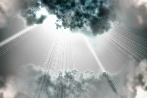 Flying through clouds Stock Footage 602091