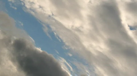 Flying through clouds Stock Footage 789835