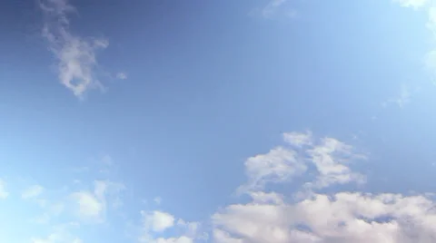 Flying through the clouds Stock Footage 25407257