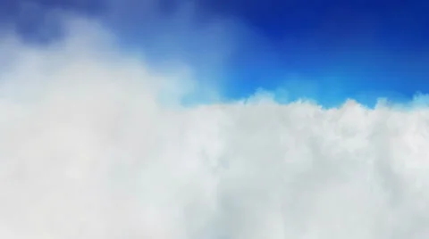 Flying through the clouds Stock Footage 26707650
