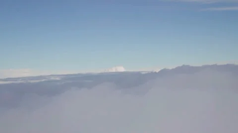Flying through Clouds Stock Footage 38221334
