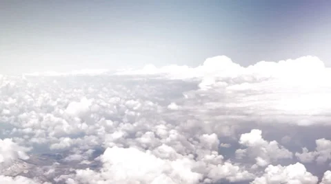 Flying through the clouds Stock-Footage 39741163