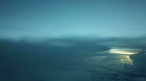 Flying through clouds Stock Footage 41445584