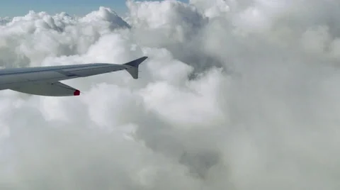 Flying Through Clouds Stock Footage 54707162