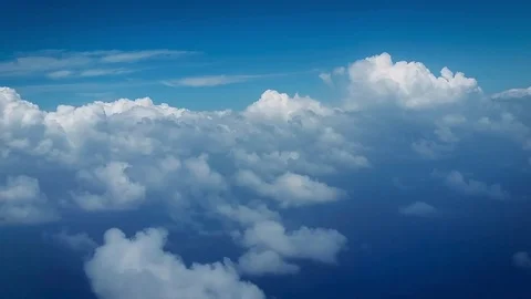 Flying through Clouds Stock Footage 70345566