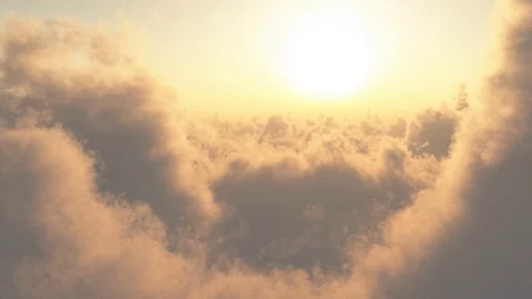 Flying through clouds Video stock 99561717