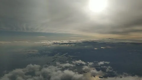 Flying through clouds Stock Footage 131101042