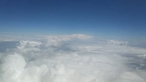 Flying through clouds Stock Footage 132061630