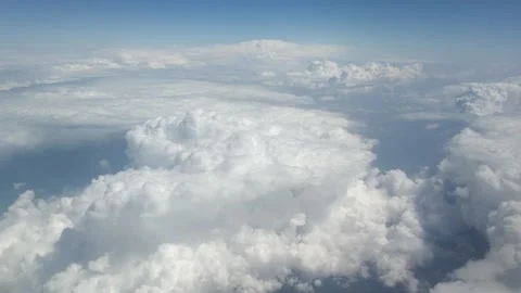 Flying through clouds Stock Footage 132063263