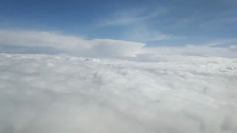 Flying through clouds Stock Footage 132069251