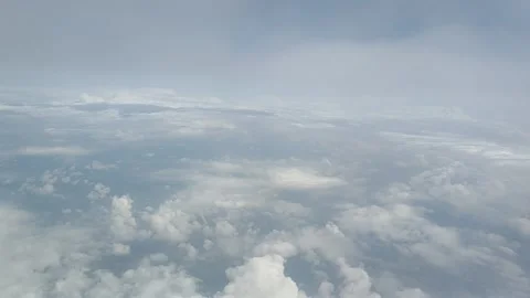 Flying through clouds Stock Footage 132069412