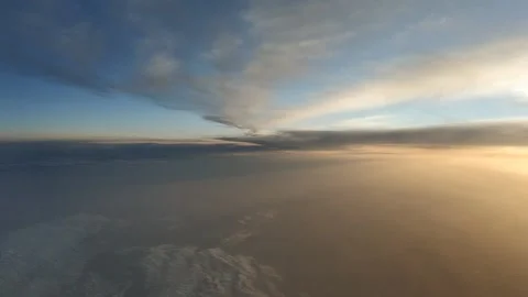 Flying through clouds Stock Footage 132131751