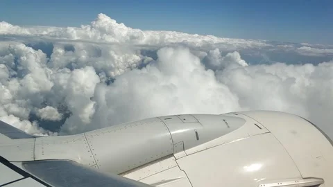 Flying through clouds Stock Footage 132215262