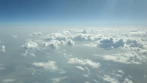 Flying through clouds Stock Footage 132436540