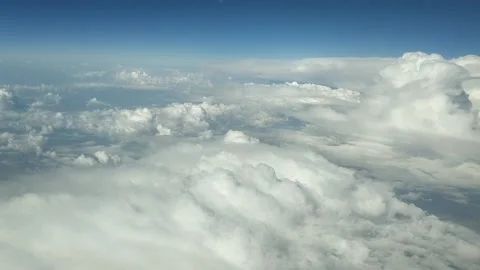 Flying through clouds Stock Footage 132436906
