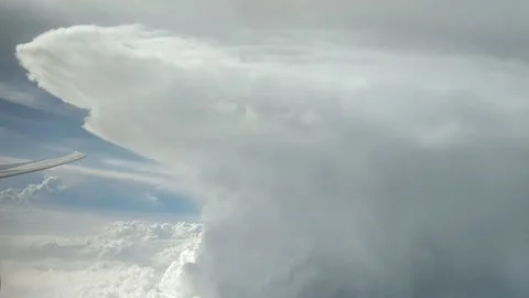 Flying through clouds Stock Footage 132556136