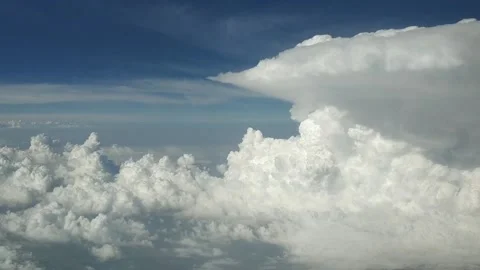 Flying through clouds Stock Footage 132556424