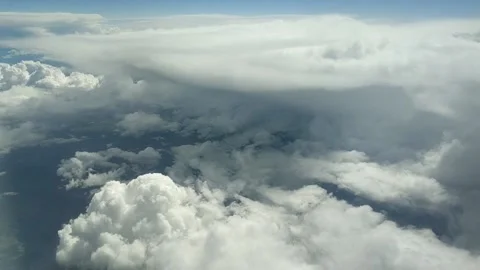 Flying through clouds Stock Footage 132561391