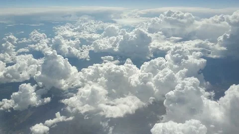 Flying through clouds Stock Footage 132561459