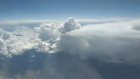 Flying through clouds Stock Footage 132561690