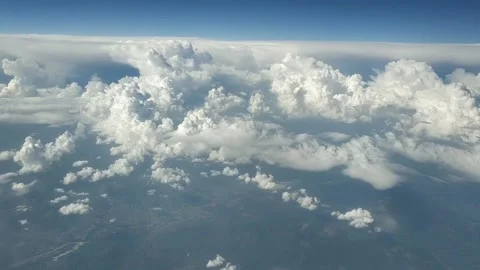 Flying through clouds Stock Footage 132562876