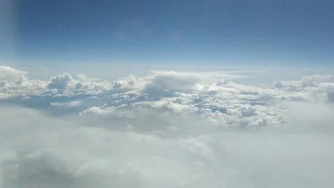 Flying through clouds Stock Footage 132566533