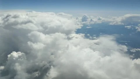 Flying through clouds Stock Footage 132842206