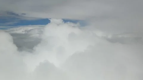 Flying through clouds Stock Footage 133138612