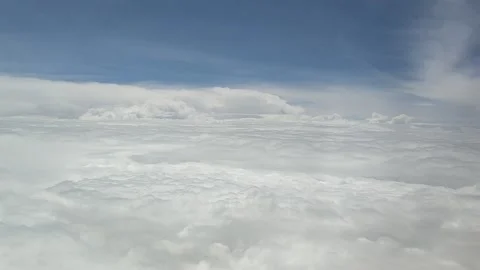 Flying through clouds Stock Footage 133138735