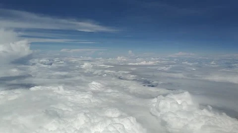 Flying through clouds Stock Footage 133138844