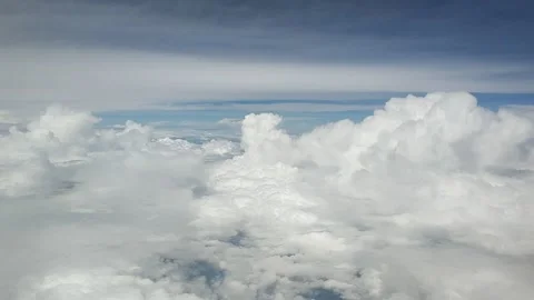 Flying through clouds Stock Footage 133138902