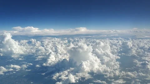 Flying through clouds Stock Footage 133139012