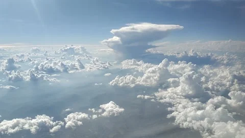 Flying through clouds Stock Footage 133139518