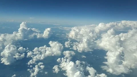 Flying through clouds Stock Footage 133139619