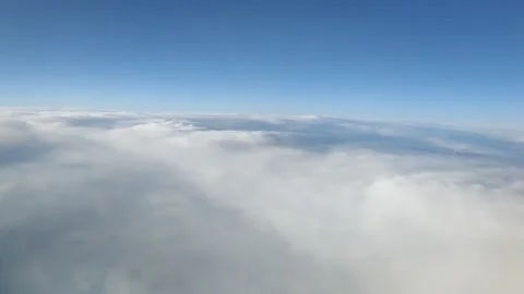 Flying through clouds Stock Footage 134495757