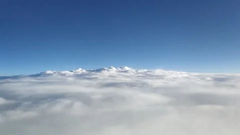 Flying through clouds Stock Footage 134495793