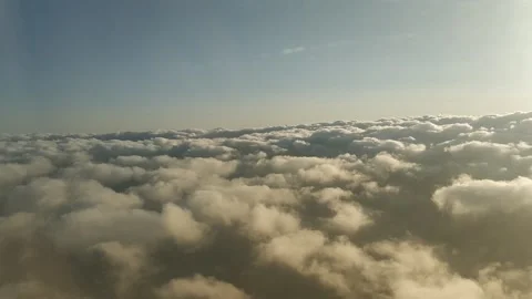 Flying through clouds Stock Footage 134496046