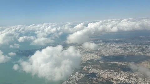 Flying through clouds Stock Footage 134496161