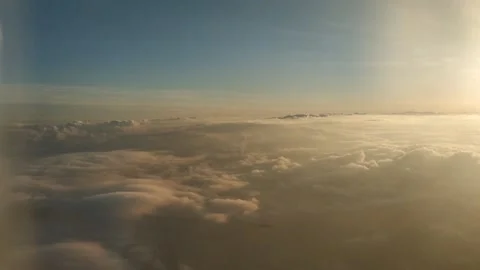 Flying through clouds Stock Footage 136251555