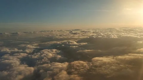 Flying through clouds Stock Footage 136251663