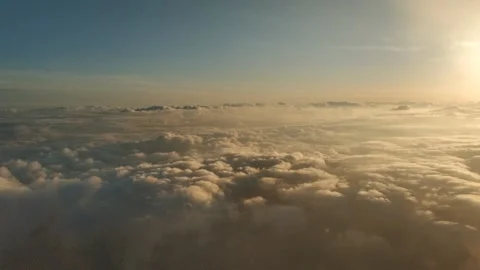 Flying through clouds Stock Footage 136251882