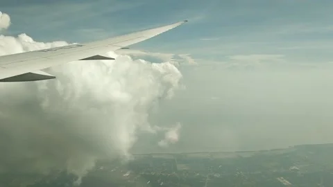 Flying through clouds Stock Footage 136252943