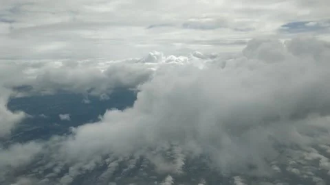 Flying through clouds Stock Footage 136253501