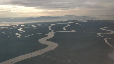 Flying through clouds Stock Footage 136253689