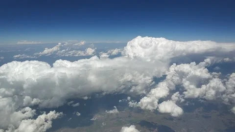 Flying through clouds Stock Footage 136254960