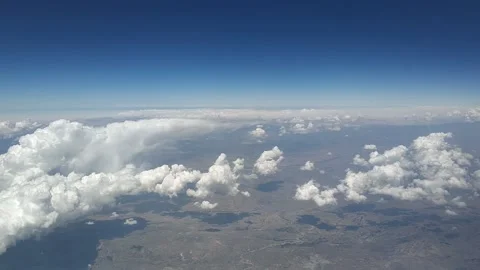 Flying through clouds Stock Footage 136255996