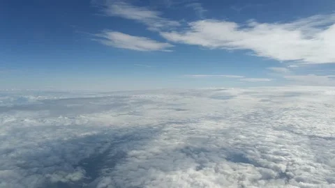 Flying through clouds Stock Footage 136256220