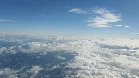 Flying through clouds Stock Footage 136257383