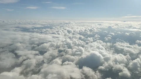 Flying through clouds Stock Footage 136257403